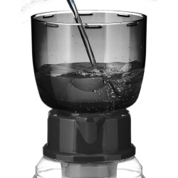 De Waterman zwart compacte basische waterfilter veilig drinkwater kopen