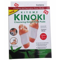 kinoki white detox pleisters, detoxen foot pads patch, voetpleisters